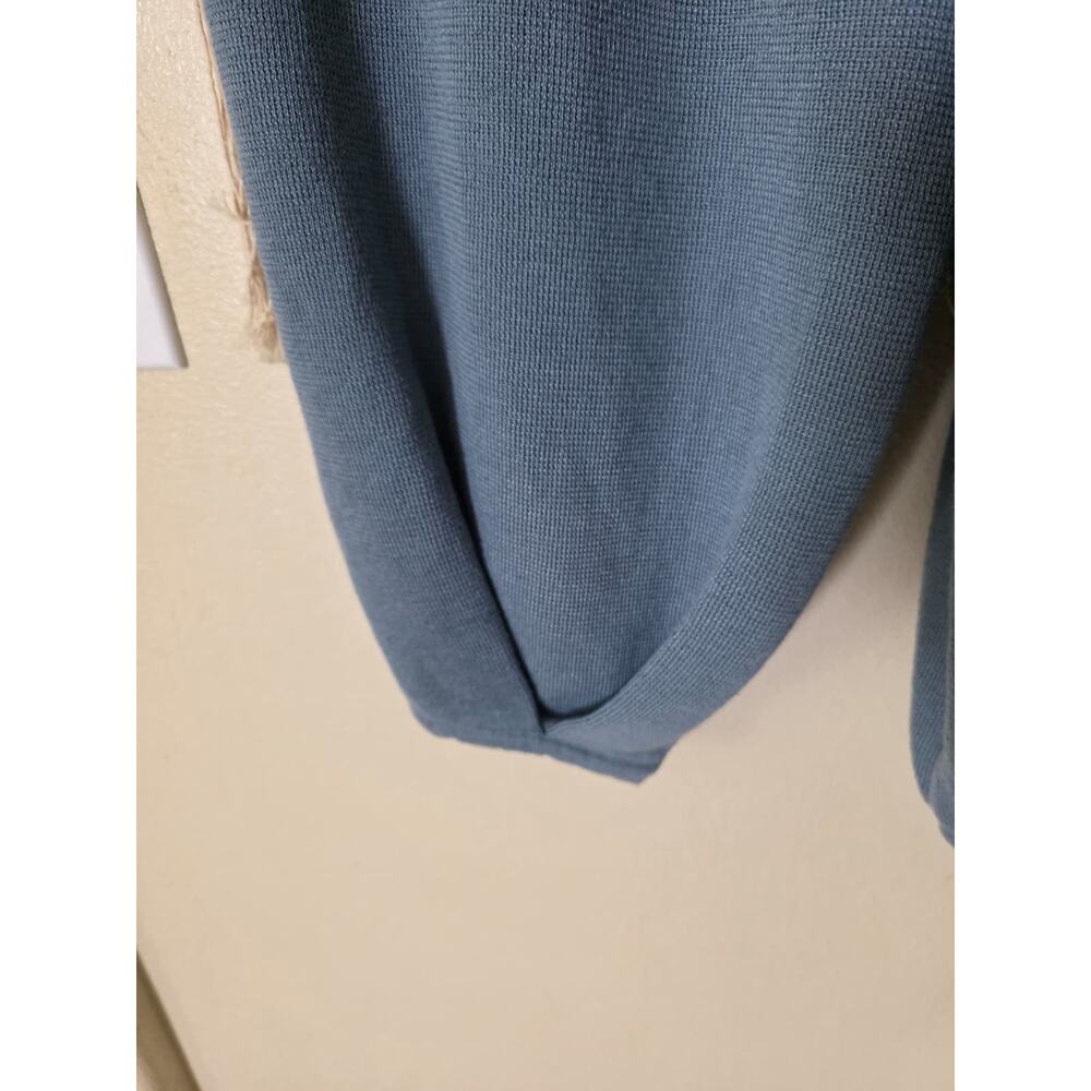 Free People Beach Knit Harem Pants Gray Size S/P Balloon Barrel Boho Lounge - Picture 7 of 8